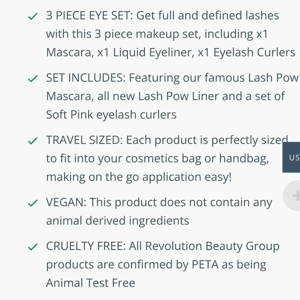 Revolution‎ Beauty Lash Pow Eye Set